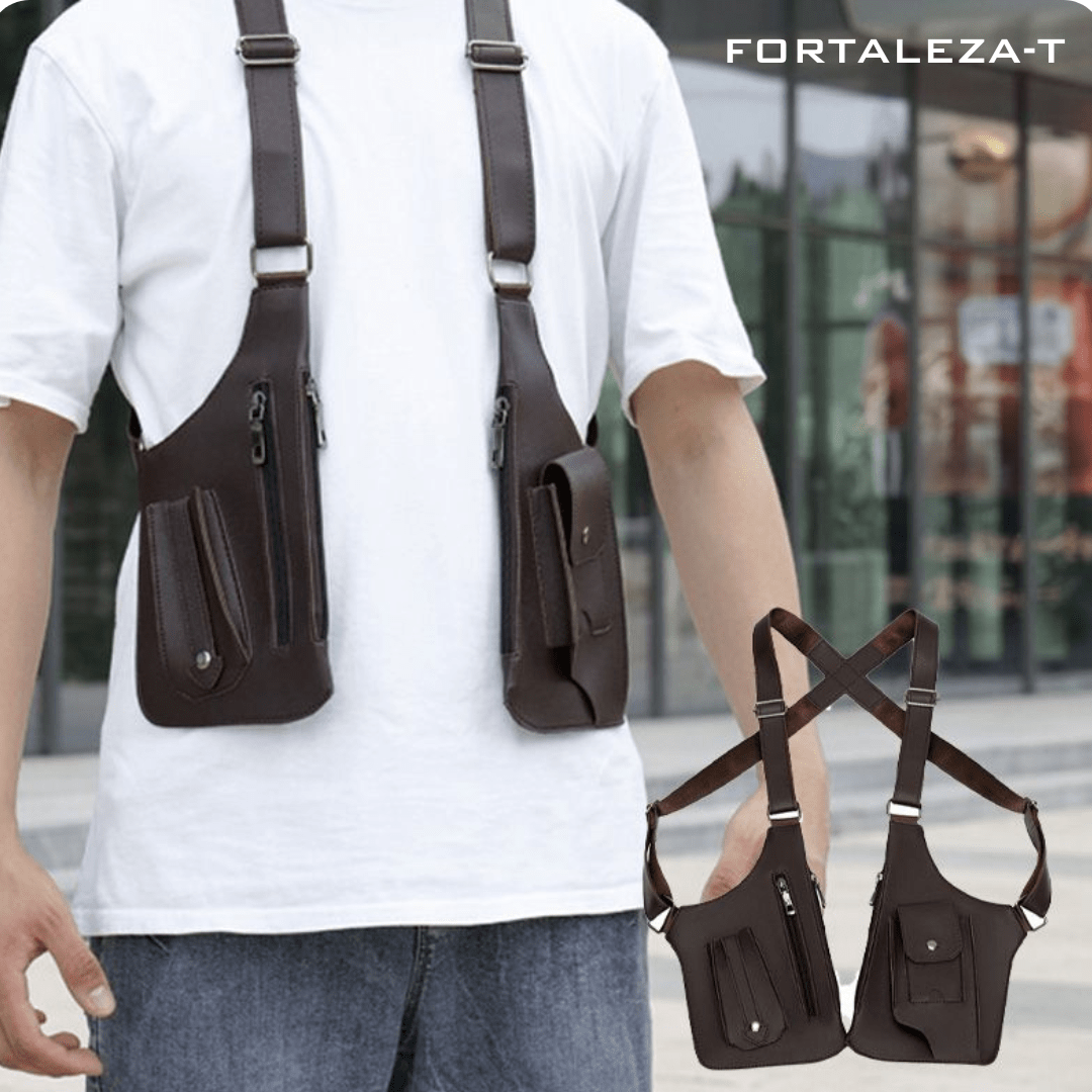 Bolso táctico antirrobo con múltiples bolsillos