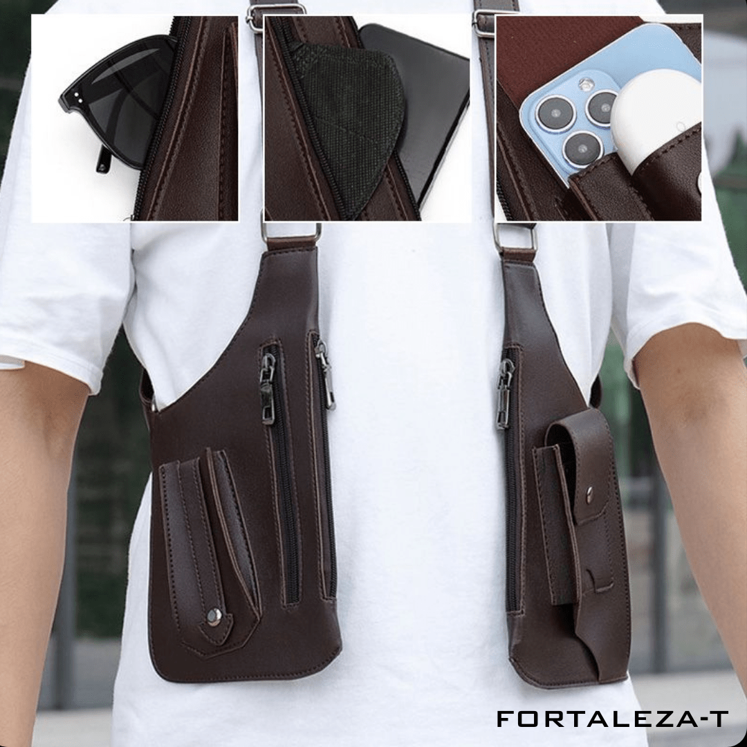 Bolso táctico antirrobo con múltiples bolsillos