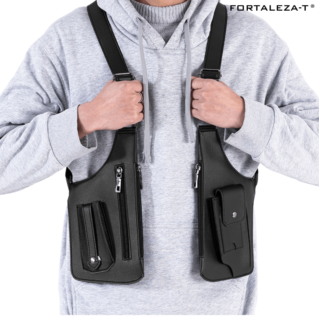 Bolso táctico antirrobo con múltiples bolsillos