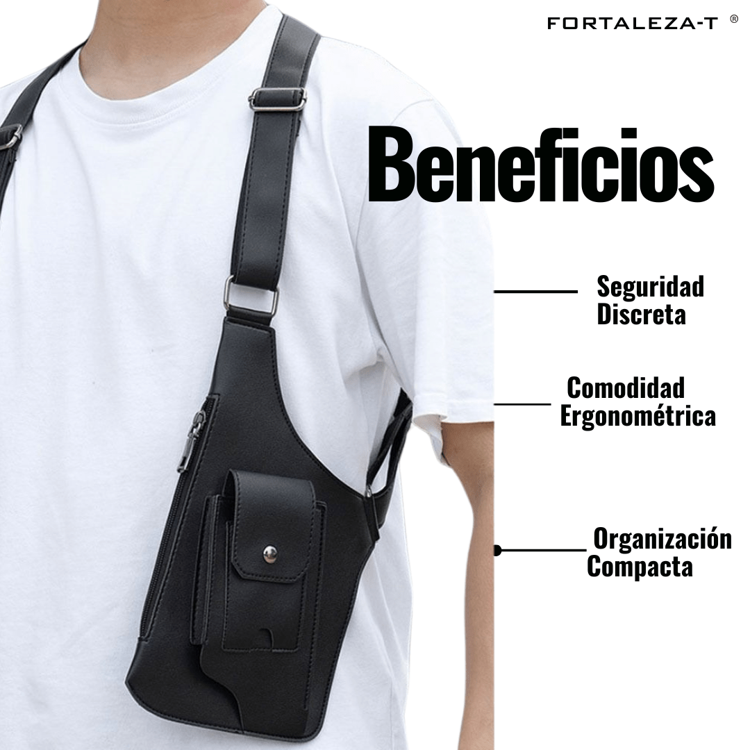 Bolso táctico antirrobo con múltiples bolsillos