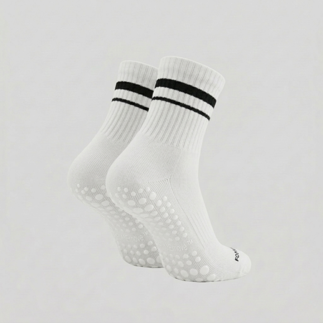 Calcetín PrimeMove™ - Grip Antideslizante Reforzado - Algodón/Lycra