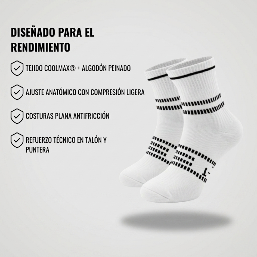 Calcetín Deportivo TACTDRY™ Coolmax® + Comfort