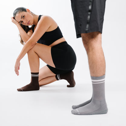 Calcetín PrimeMove™ - Grip Antideslizante Reforzado - Algodón/Lycra