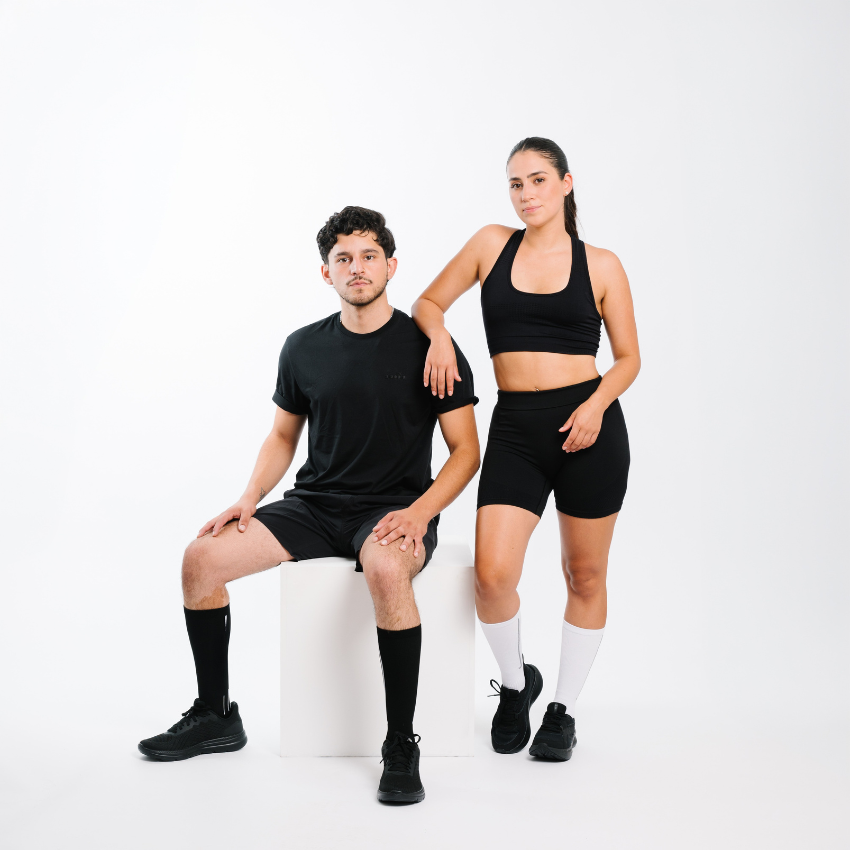 Calcetín de Compresión Gradual Hard Day BIOFRESH-T™ - Costura Reducida