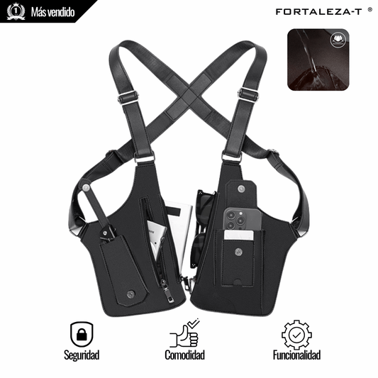 Bolso táctico antirrobo con múltiples bolsillos